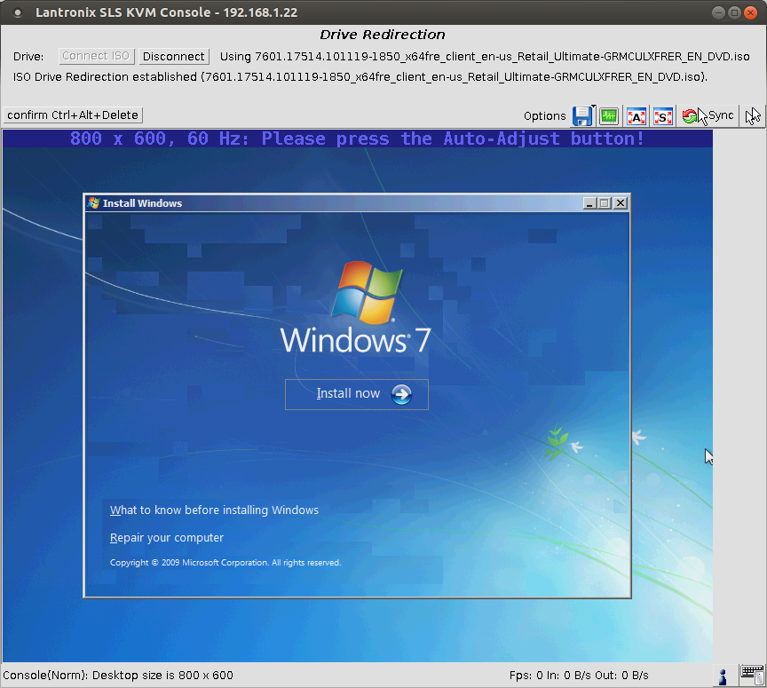 Lantronix SecureLinx Spider Window