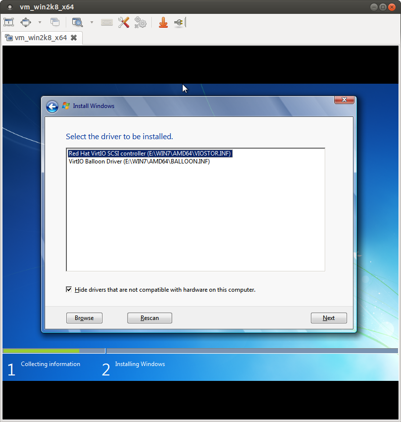 Инсталляция KVM в CENTOS